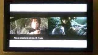 THE RETURN OF THE KING & THE TWO TOWERS - Watched Simultaneously On The One TV Screen.1