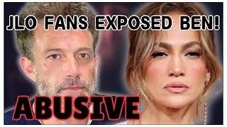 The Dark Side of Ben Affleck Exposed by JLO Fans| JLO fans ATTACK BEN AFFLECK!