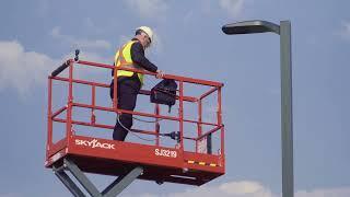 Skyjack's SJ3219 DC electric scissor lift