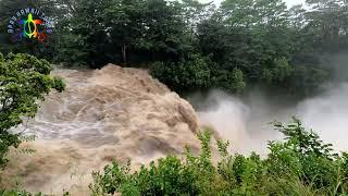 Hurricane Hone Aftermath at Rainbow Falls, Big Island of Hawaii  August 25, 2024