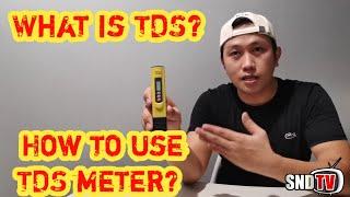 #tds #tdsmeter   What is TDS? How to use TDS meter?