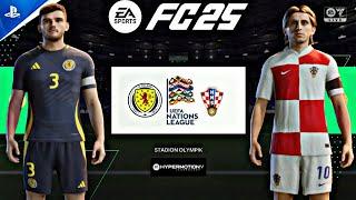 EA FC25 - Scotland vs Croatia | PS5™ [4K60] Gameplay | UEFA Nations League | Robertson vs Modrić