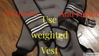 Zelus Weighted  Vest 12.5lbs: GET QUICKER AND FASTER WITH A WEIGHTED VEST