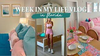 WEEK IN MY LIFE IN FLORIDA || waiting for movers, dates + party bus, & 2025 goals