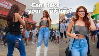 Taking Pictures of Strangers at a Festival