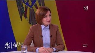 Scossa di terremoto in diretta tv in Moldavia, ma la presidente Sandu mantiene la calma