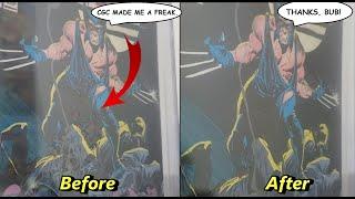 How to Significantly Reduce Newton Rings on CGC Comic Slabs