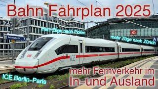 Der neue Fahrplan 2025 - viele Neuerungen im Fernverkehr