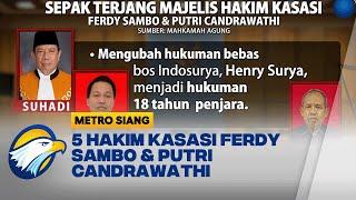 5 Hakim Kasasi Ferdy Sambo & Putri Candrawathi