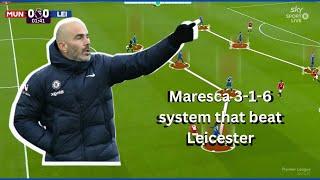 How Enzo Maresca Tactical change to a 3-1-6 saw Chelsea beat Leicester| Enzo fernandez Hybrid role|