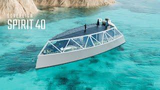 Practical yet autonomous, Sovereign Spirit 40 redefines ocean living with innovative features