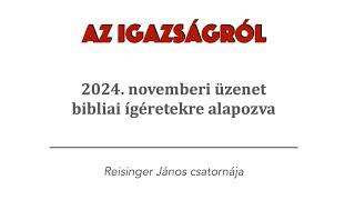 November Havi köszöntő, 2024 - Reisinger János