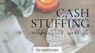 cash envelope stuffing | $718 cash stuffing | zero based budgeting | family budget