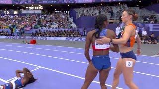 Women's 100m Hurdles Final, Paris 2024 Olympics #masairussel #sambamayela #olympics2024