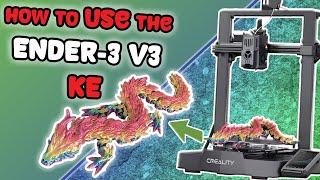 How to USE the Ender-3 V3 KE || Unboxing and first impressions