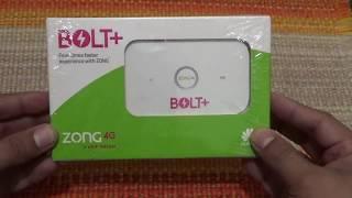 Unboxing Zong 4G bolt plus device, review and rating