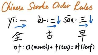 9 Basic Chinese stroke order rules you should know