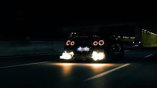 Black R35 GTR Flame Spitting [4K]