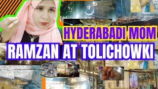 Ramzan at Tolichowki Hyderabadi mom 16 roza | Hyderabadi vlogger mom #hyderabad #streetfood #ramzan