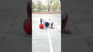 Push up with  #basketball #fitness #motivation #exercise #recreation #trending #shorts