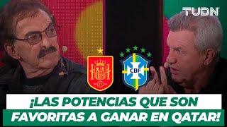 Sabroso debate! Los Maestros dan a sus cuatro favoritos en Qatar 2022 I La Jugada I TUDN