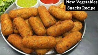 Quick & Easy New Evening Snacks | No Egg No Bread Crumbs | Veggies Snacks Recipe |RR daily cooking