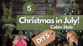 CHRISTMAS IN JULY! **5  NEW** High End Christmas Decor/Craft Fair Ideas