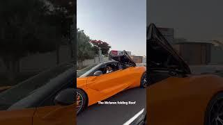 #Mclaren720S Spider convertible  roof in action. #mclaren #supercars