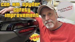 Can Am Spyder Safety Improvement