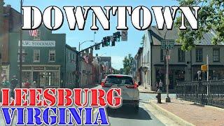 Leesburg - Virginia - 4K Downtown Drive