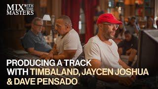 Timbaland, Jaycen Joshua and Dave Pensado producing a track at Studios La Fabrique