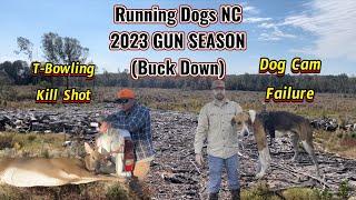 Deer Hunting with Dogs NC 2023 | Gun season | Buck Down!