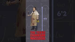 Leather Face From Texas Chainsaw Massacre Real Height  #mrstats #stats #didyouknowthat