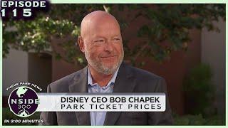 Disney CEO Bob Chapek on Raising Park Tickets