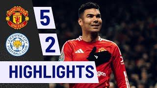 Manchester United vs Leicester City 5-2 • Highlights & Goals 2024