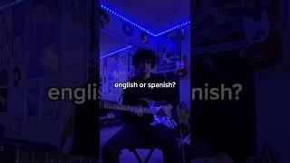 english or spanish guitar cover