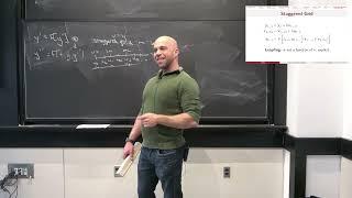 Applied Numerical Algorithms, fall 2023 (lecture 25): Leapfrog, adjoint method, neural ODE