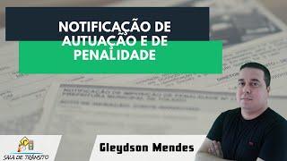 Notificação de autuação e de penalidade