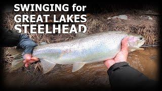 Swinging for Great Lakes Steelhead - Gear, Casts, FISH ON!