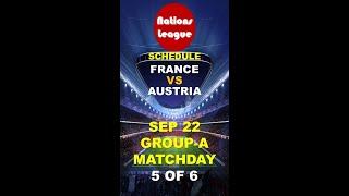 france vs austria,uefa nations league,austria vs france schedule,football,fifa worldcup 2022 #uefa