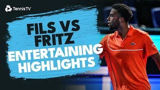 Entertaining Arthur Fils & Taylor Fritz Match Highlights   | Tokyo 2024 Highlights