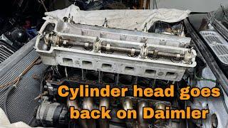 Cylinder head goes back on the Daimler Coupe