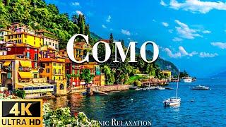 COMO [60FPS] - 4K Scenic Relaxation Film •Peaceful Relaxing Music •Nature 4K Video Ultra HD