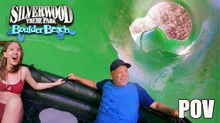 Ricochet Rapids Waterslide POV, Boulder Beach Waterpark at Silverwood Theme Park