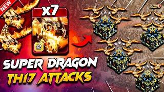 TH17 Super Dragon Attack Strategy COC | Best Th17 Attack Strategy With SUPER DRAGON - Clash Of Clans