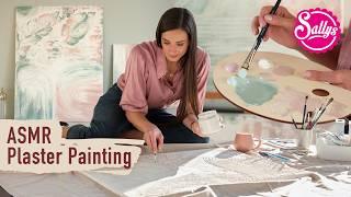 ASMR DIY Plaster Painting | For Sleep - No Talking