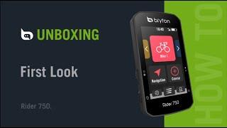 Bryton Rider 750 | Unboxing