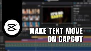 ️ QUICK: how to make text move on CapCut | I’m pro  | Easy guide