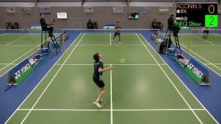 Simone Piccinin  - Dhruv Negi , MS, Yonex Dutch Junior International 2023