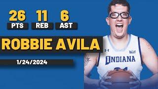 Robbie Avila Indiana State Sycamores 26 PTS 11 REB 6 AST vs UIC Flames